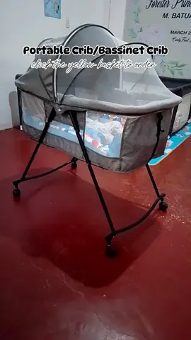 Bassinet | Portable Crib for baby #bassinet #portablecrib #foldablecrib #babyessentials #babiesessentials #babymusthave  #mommymusthave #tiktokmom #fyp 
