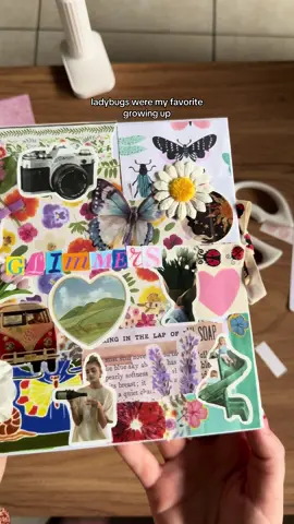 Here’s to future documented glimmers ✨ mystery pen pal: @abbi 🎱🍸🍒🐆 (her etsy is linked on her page!) letter stickers: @Amy • Happy Olive Studio  #foryou #scrapbooking #coverpage #craftideas #glimmers #SelfCare #creative 