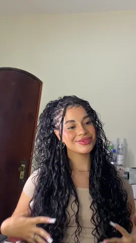 to AMANDO esse penteado! 💫✨🥰🤍 #bohobraids #knotlessbraids #tranças #braids #penteado #hairstyle 