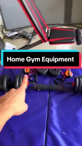 Perfect begginer gym setup ☺️#fyp #foryou #gym #gymbro #Fitness #homegym #gymsetup #homegymequipment #gymequipment #dumbbellworkout #dumbbells #tiktokshop #finds #deals 