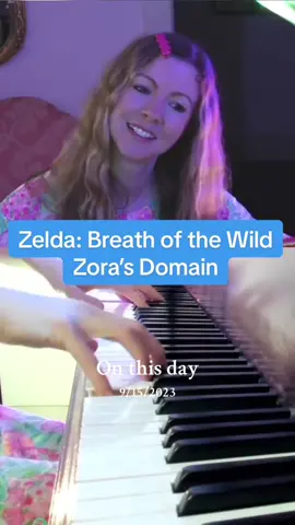 Zora’s Domain! #zelda #zeldabreathofthewild #piano #zorasdomain #gamemusic #vgm #videogamemusic #breathofthewild 