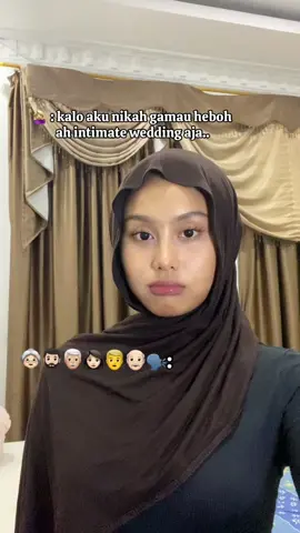 apa itu intimate intimate wedding?🙏🏻🥹