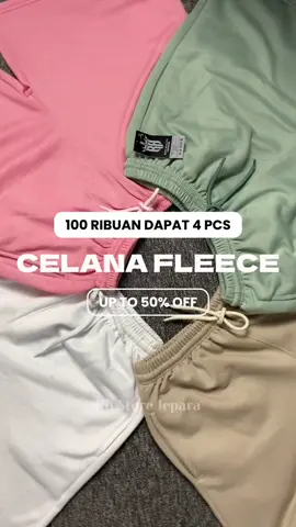 Celana Unisex Fleece Premium. buruan cek keranjang kuning #celanafleece #celana100dapat5  #celanamurah 