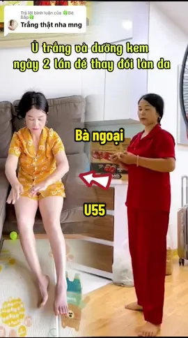 Trả lời @🍀Bé Bắp🍀 Ngoài ủ bột cho mặt và body ra thì hằg ngày bà ngoại còn dùng kem body dưỡng da và kem chống nắg cho da mặt nữa nha Mn 🧡 #xuhuong #trắngda #dưỡngtrắngda #kembody #ủ_trắng_body #làmđẹp 