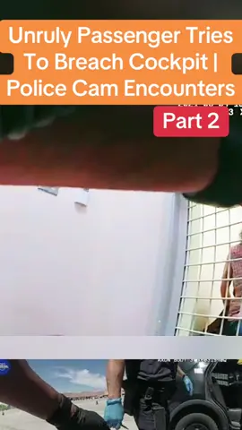 Unruly Passenger Tries To Breach Cockpit | Police Cam Encounters #part2 #cops #copsoftiktok #police #policeofficer #lawenforcement #usa_tiktok #lawsuit #foryoupage #viralvideo #flypシ #foryou #viral #part1 #law #arrested #usa #usa🇺🇸 #policeofficerwoman #for 