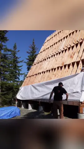 Building Off-Grid Cabin Exterior - Framing Wall and Stairs #betelhem #build #cabinlife #cabinbuild #logcabin #buildingahouse #building #wallframe #stairs 
