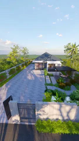 Mẫu nhà vườn mái nhật 3 phòng ngủ đơn giản đẹp #nhavuon #nhacap4 #nhavuondep #thietkenhadep #nhadepenehouse 