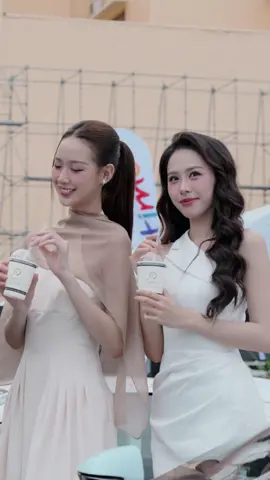 Hoa hậu Bảo Ngọc, Á hậu Ngọc Hằng ấn tượng với mô hình Trung Nguyên E-Coffee phiên bản 2024☕💐🤩 #trungnguyenlegend #hoahau #trungnguyenecoffee #ecoffee #nhuongquyen 