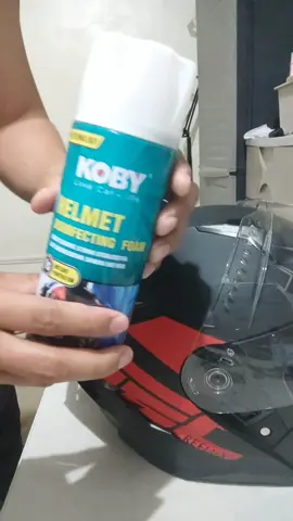Original Kobe Helmet 450ml Disinfecting Foam Spray and 20ml Anti Rain Glass Spray #helmetspray #budgetfriendly #foryou #kobehelmetspray