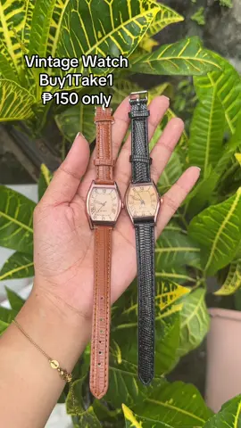 Worth it itong nabili kong vintage watch. Hindi lang isa kundi dalawa pa. 😍✨✨ #vintagewatch #easthetic #watch #jhiliannicdao 