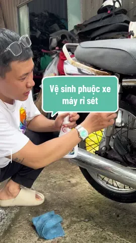 Vệ sinh phuộc xe máy rỉ sét #LearnOnTikTok #taydanang #drnatro #CleanTok #noitro 
