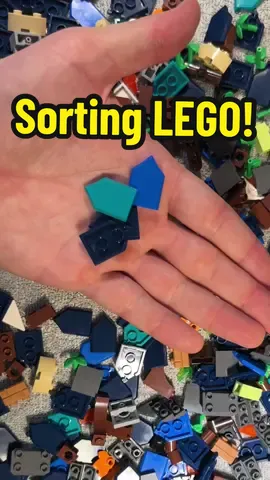 Some strategies that have helped me while sorting LEGO! #lego #sorting #tips 