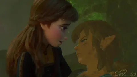 Link and Anna, cause why not #zelda #zeldatearsofthekingdom #frozen #edit #crossover #nondisney #linkxanna #link #linkedit #aftereffects #finalcutpro #adobe 
