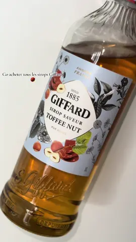 Omggg on parle trop des sirops monin , mais alors les GIFFARD c’est une folie 😭 #giffard #toffeenutlatte #coffeetiktok #pourtoi #foryoupagе 