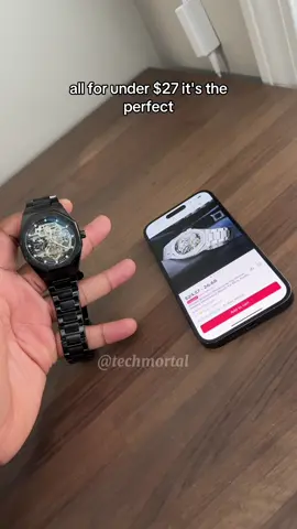 Discount available now, order before it sell out! #mechanicalwatch #FathersDay #spotlightfinds #style #formen #tiktokshop #fathersdaygiftideas #watch #luxury #giftideasforhim #techmortal #techmortaldeals #falldealsforyou 