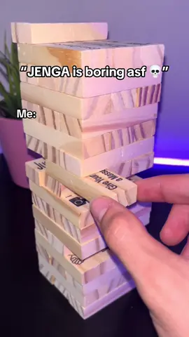 Would you play this New JENGA version? 🤫💬 #jenga #couple #couplegoals #datenight 