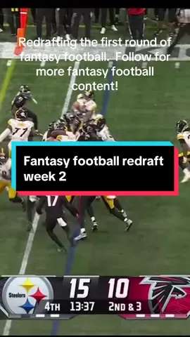 Redrafting the first round of fantasy football knowing what we know through week 2 #fantasyfootball #fantasyfootballadvice #fantasyfootballtips #fantasyfootballdraft 