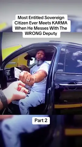 Most Entitled Sovereign Citizen Ever Meets KARMA When He Messes With The WRONG Deputy