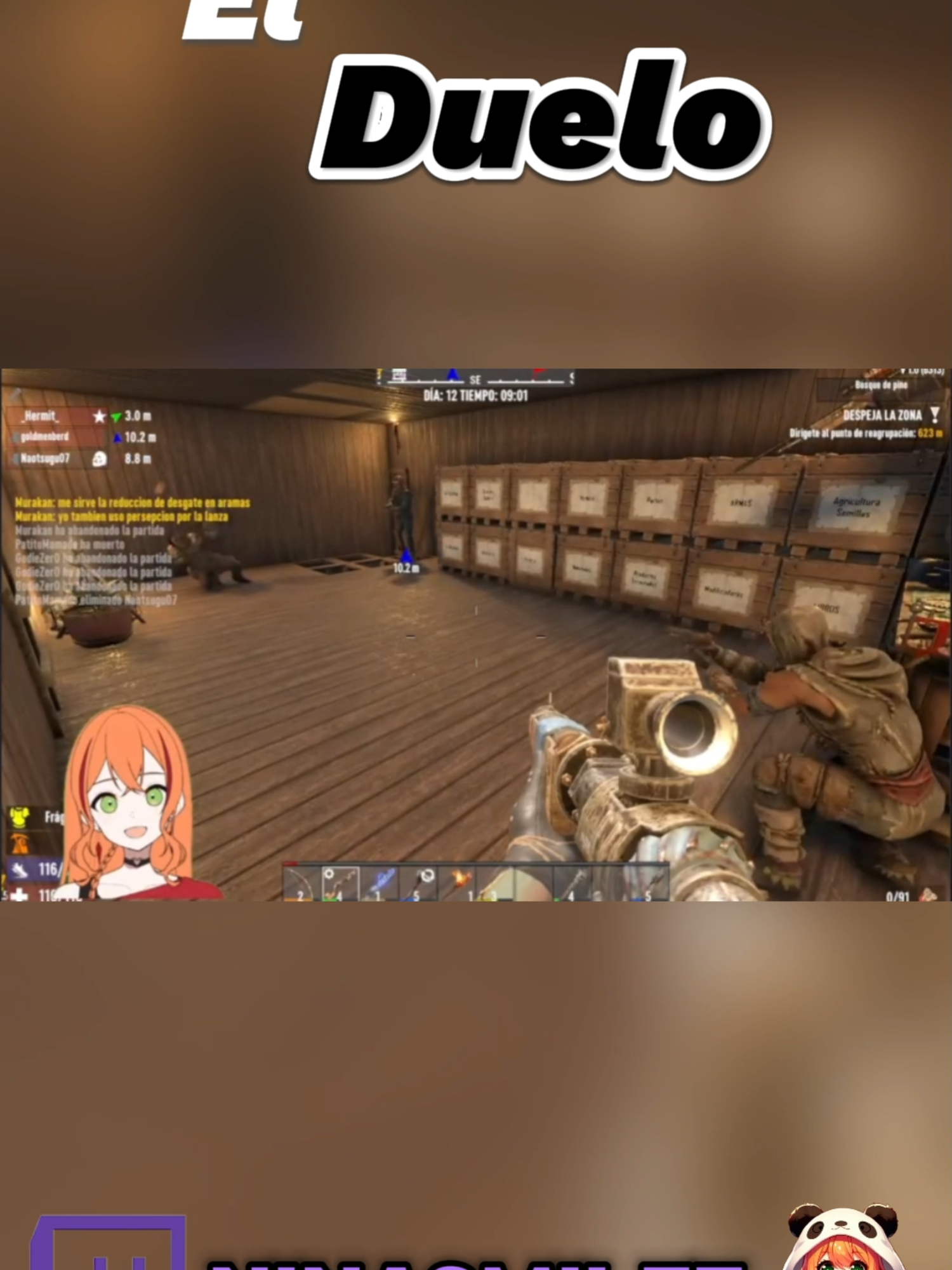 Como en el medio oeste.. esta casa es muy pequeña para los dos #7daystodiestreamer #7daystodiememes #diversion #risas #pngtuber #duelo