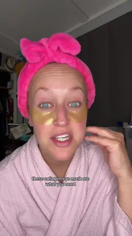 #eyemask #collagen #gold #skincare #eyes #wrinkles #darkcircles #tiktokshop #puffyeyes #puffy #24kgold 