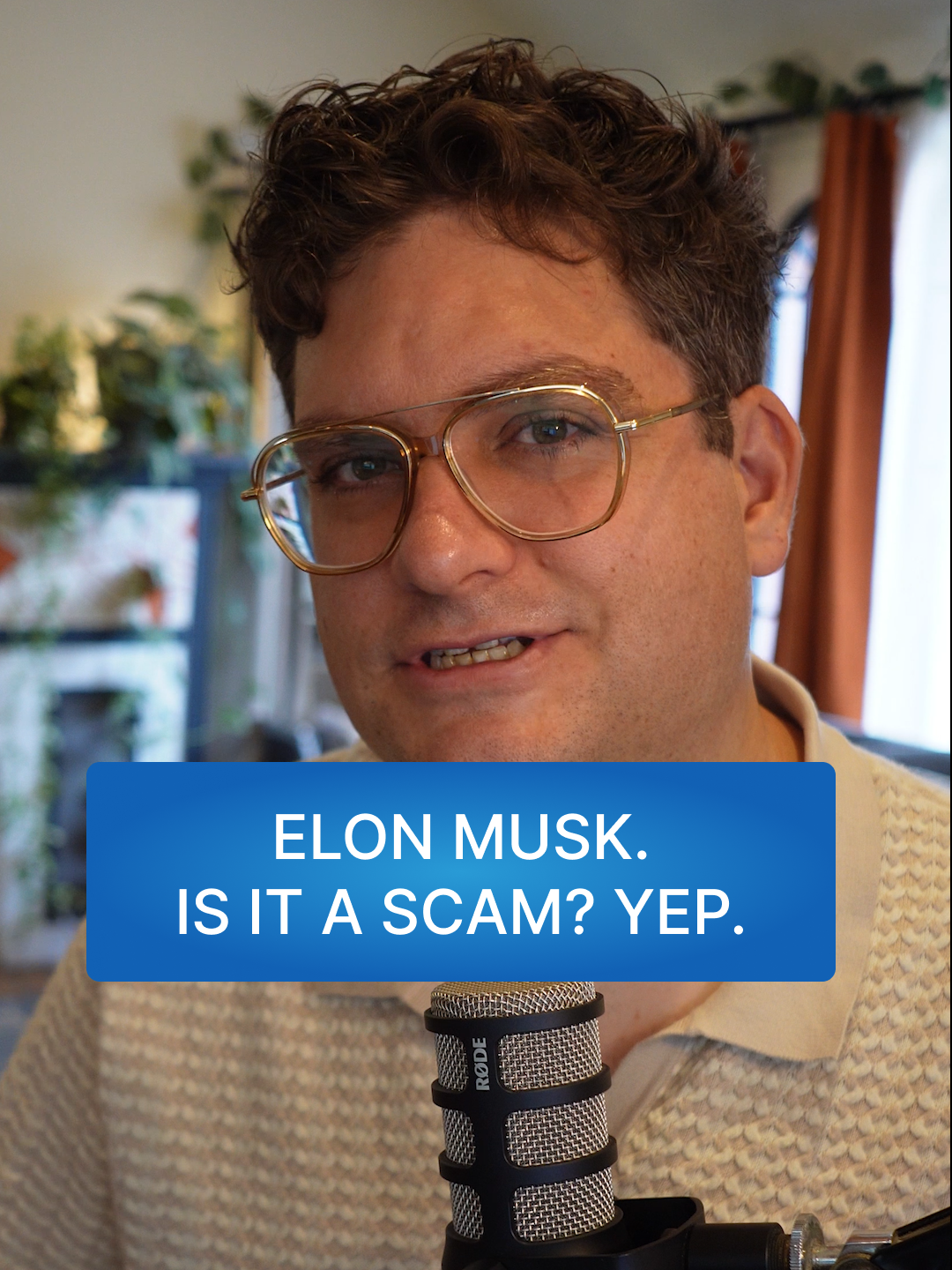 Elon Musk. Is it a scam? Yep.