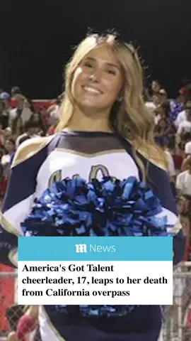 A California school is in shock after the sudden death of a popular student just a month after her dance troupe wowed judges on America's Got Talent. Emily Gold, 17, was found dead under a bridge in an apparent suicide on the eastbound 210 Highway in Rancho Cucamonga just before midnight on Friday. She had been part of the Los Osos High School dance group that reached the quarter finals of this year's AGT with their high-energy routine. A Gofundme appeal has already raised nearly half of its $50,000 target and devastated friends of the talented dancer have paid tribute on social media. 'From the moment I saw her on the stage, I knew she had found her calling!' wrote Janet Womack. #agt #cheerleader #cheer #california #tv #news 