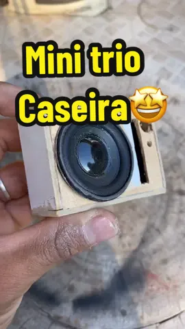 Como fazer uma Mini Trio Caseira 🤩😌🔥 #mini #som #viraltiktok #CapCut 