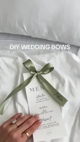 I hand tied each of these bows and needless to say… they came out beautifully 🎀🎀🎀 #weddingdiy 