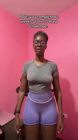 I feel skinny already 🤣🤣🤣 We have 60 days to go you guys!!! Consistency and discipline wins every time!!  #75hard #weightlossjournal #weightlossjourney #caloriedeficit #5amworkout 