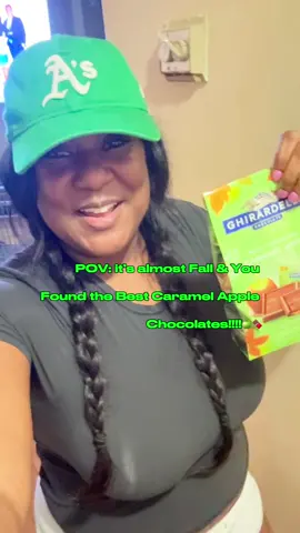 Omggggg these Ghirardelli Chocolates are soooo good!!! #caramelapple #caramelapplechocolate #ghirardelli #fallcandy #michaelscraftstorefinds @Ghirardelli Chocolate Company 