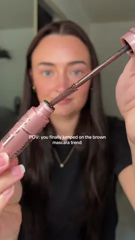 Took me way too long to discover this 😅 i love it!!!! #makeup #brownmascara #blueeyes #mascarahacks #grwm #maybelline #tryingnewthings #viralvideos @Maybelline NY 