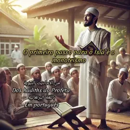 O primeiro passo para o Islã é o monoteísmo من الأحاديث النبوية Dos hadiths do Profeta  باللغة البرتغالية Em português