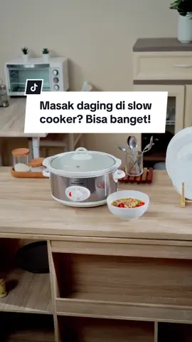 Masak daging pakai slow cooker bisa banget lho! Dagingnya jadi lebih empuk, untuk tips lebih lanjut tonton video ini sampai akhir yaa! 🤗🥩 #slowcooker #homeappliances #cookingware #kitchenware #localpride #homeproduct #slowcookerbestseller #masakpakaislowcooker #localpride #banggaproduklokal #maspionhome