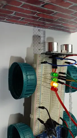 Projeto Sensor de Ré. Educação STEAM. Adquira o kit para montagem desse projeto, saiba mais! #arduino #sensor #maker #steam #robotica #escola #alunos 