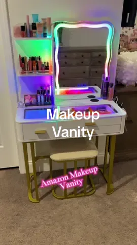 This is the most beautiful vanity I have ever seen #foryou #foryoupage #makeup #makeupvanity #makeupvanityideas #mom #MomsofTikTok #momlife #momsover30 