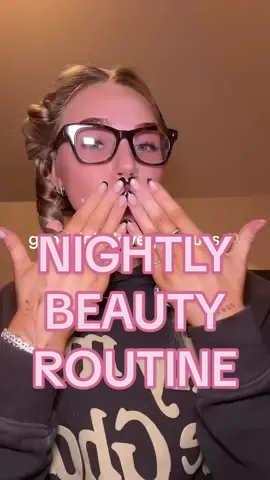 night beauty routine 😴 #beautytips #beautyroutine #nightroutine #BeautyTok #beautyhacks 
