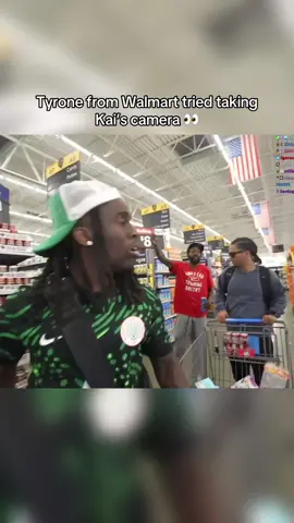 Tyrone from walmart called the cops 🤦‍♂️ #kaicenat #kaimafia #amp #fyp 