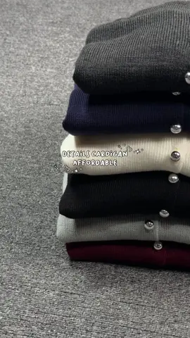 detailsnya Olive Cardigan ini cakep, bahan gapernah gagal 🤍🎀✨ #fyp #racuntiktok 