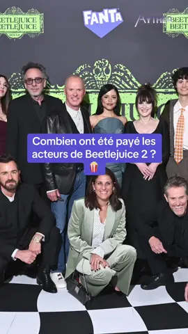 Combien ont ete payé les acteurs de Beetlejuice 2 ? 🍿 #beetlejuice2 #beetlejuice #jennaortega #michaelkeaton #winonaryder #willemdafoe #catherineohara 