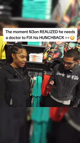 The moment N3on REALIZED he needs a doctor to FIX his HUNCHBACK #n3on #n3onclips 