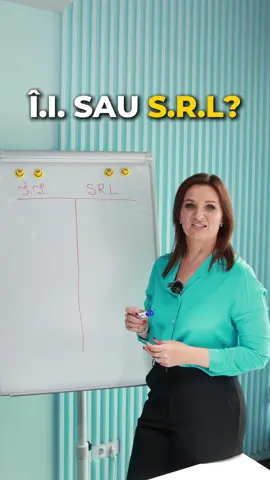 #contabilitate Ce alegem ÎI sau SRL? Urmărește până la sfârșit și scrie-mi alegerea ta! 