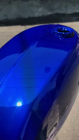 Birunya cinta @Om paint😜 #cb100 #tangkicb #cbbiru #fypシ #fyp 