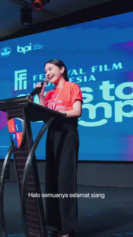 FFI Goes To Campus LSPR Recap!  Seru sekali acaranya!  Senang melihat para Mahasiswa yang antusias terlibat di acara ini #FFIGoesToCampus  @Festival Film Indonesia  Bisa sama-sama belajar mendengarkan cerita serta masukan dari mas Riri Riza dan juga ka Kamila Andini, Dua sutradara hebat yang karyanya selalu menginspirasi. Diskusi yang sangat berarti dan bermanfaat! ❤️ Semoga kita bisa bertemu lagi tidak hanya di acara seperti ini tapi juga di lapangan untuk sama-sama berkarya membuat film yang berkualitas dan mempunyai dampak yang positif bagi banyak orang.  Semangat berkarya yaa semuanya! Sampai berjumpa lagi! #FFIGTC #FFI2024 #FestivalFilmIndonesia2024 #FFIGoesToLSPR 