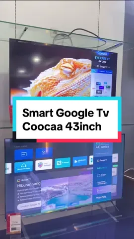 Smart google TV Coocaa 43inch Mengurangi paparan sinar biru yang berbahaya bagi kesehatan mata sehingga mata tidak cepat lelah saat menonton televisi #candielektroniksragen #coocaatv 