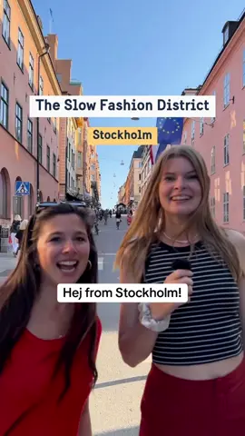 📍Explore the Slow Fashion District in Stockholm 🇸🇪 #sweden #exploring  #stockholmcity #fashiontiktok #secondhand #vintage #vintageshopping #slowfashion 
