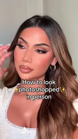 highly requested 🥰   @Charlotte Tilbury water cream & setting spray   @Armani Beauty luminous silk foundation  @Too Faced concealer  @Huda Beauty easy base powder  @maccosmetics give me sun bronzer  @makeupbymario eyeshadow palette  @Rare Beauty bronzer stick & liquid blush  @patrick ta blush duo  #makeuptutorial #grwm #faceapp #facetune #fyp 