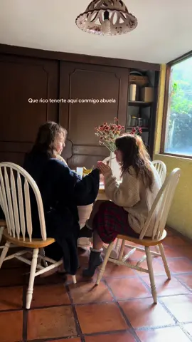 Hace años no me tomaba un café y un cigarriro con mi abuela 