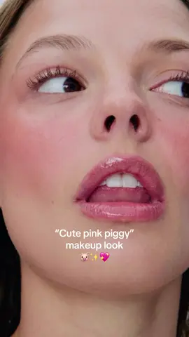 🐷 #piggyblush #pinkmakeup #glowymakeup #glowymakeuptutorial #summermakeuproutine 