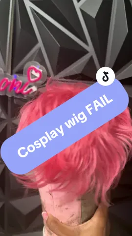 Somebody help me! I need this to be a hot pink color🥹 #animetiktok #cosplaytiktok #comiccon #comicbooktiktok #pixiecut #comicbook #cosplay 