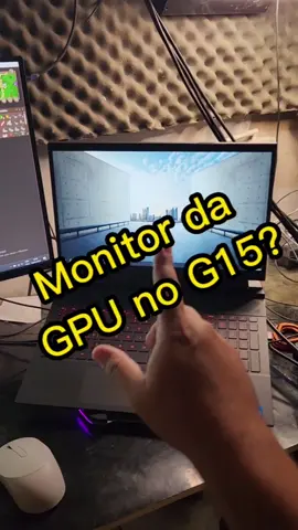 O notebook Dell G15 mostra o uso de GPU no gerenciador de tarefas do windows?